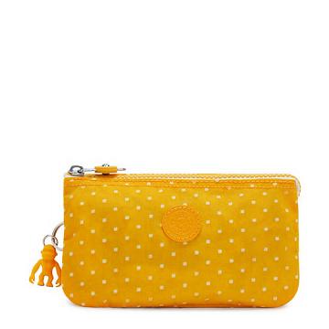 Bolsas Kipling Creativity Large Printed Pouch Amarillos | MX 2098YX